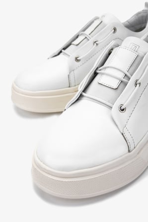 Valmenti Erkek Hakiki Deri Beyaz Sneakers & Spor Ayakkabı 298 2963-8223 ERK AYK Y25 BEYAZ DR