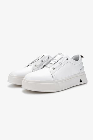Valmenti Erkek Hakiki Deri Beyaz Sneakers & Spor Ayakkabı 298 2963-8223 ERK AYK Y25 BEYAZ DR