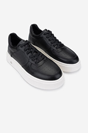 Valmenti Erkek Hakiki Deri Siyah Sneakers & Spor Ayakkabı 298 2965-8223 ERK AYK Y25 SIYAH