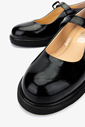 Valmenti Kadın Hakiki Deri Siyah Rugan Casual Ayakkabı 1051 5743 BN AYK SK24-25 SIYAH RGN