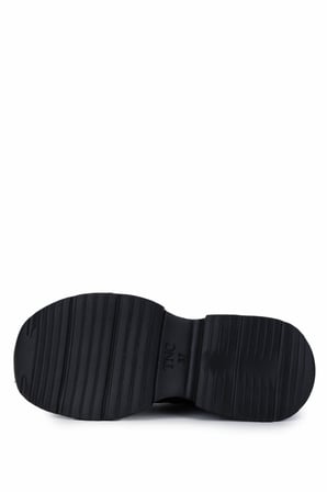 Tamer Tanca Kadın Tekstil/Vegan Siyah Sneakers & Spor Ayakkabı 936 71179 BN AYK SK24-25 SIYAH/GRI