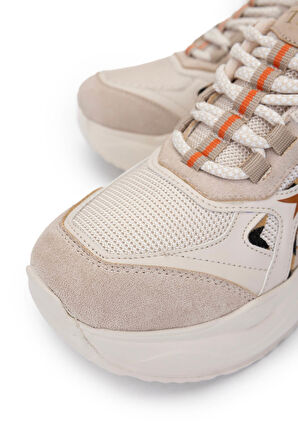 Tamer Tanca Kadın  Tekstil/Vegan Bej Sneakers & Spor Ayakkabı 936 71179 BN AYK SK24-25 NUDE