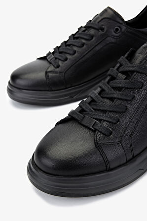 Valmenti Erkek Hakiki Deri Siyah Deri Sneakers & Spor Ayakkabı 298 2797-9697 ERK AYK Y25 SIYAH DR