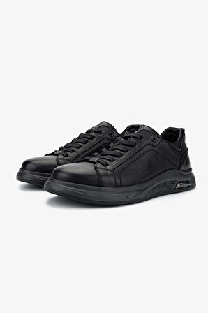 Valmenti Erkek Hakiki Deri Siyah Deri Sneakers & Spor Ayakkabı 298 2797-9697 ERK AYK Y25 SIYAH DR