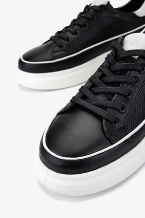 Valmenti Erkek Hakiki Deri Siyah Deri Sneakers & Spor Ayakkabı 298 2832-6015 ERK AYK Y25 SIYAH DR