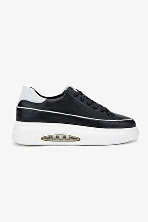 Valmenti Erkek Hakiki Deri Siyah Deri Sneakers & Spor Ayakkabı 298 2832-6015 ERK AYK Y25 SIYAH DR