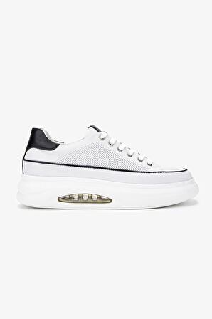 Valmenti Erkek Hakiki Deri Beyaz Sneakers & Spor Ayakkabı 298 2832-6015 ERK AYK Y25 BEYAZ DR