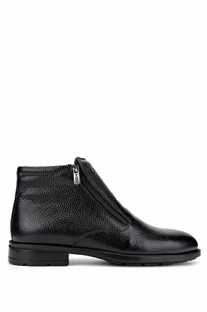 Tamer Tanca Erkek Hakiki Deri Siyah Deri Klasik Bot 01 2074 ERK BOT SK24-25 SIYAH DR