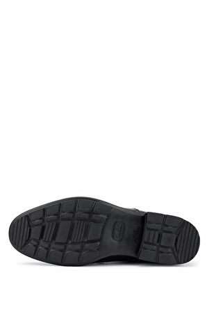 Tamer Tanca Erkek Hakiki Deri Siyah Deri Klasik Bot 01 2074 ERK BOT SK24-25 SIYAH DR