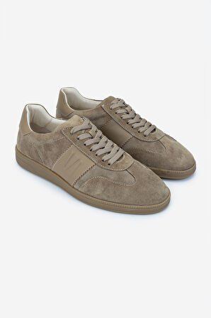 Valmenti Erkek Hakiki Deri Bej Süet Sneakers & Spor Ayakkabı 1093 2267 ERK AYK SK24-25 BEJ SUET