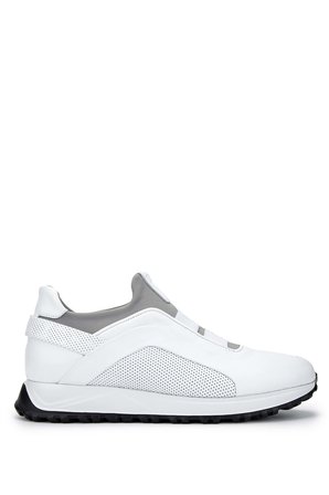 Tamer Tanca Erkek Hakiki Deri Beyaz Sneakers & Spor Ayakkabı 383 6094 ERK AYK Y24 BEYAZ SLVR