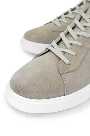 Tamer Tanca Erkek Hakiki Deri Bej Süet Sneakers & Spor Ayakkabı 352 22351 ERK AYK Y25 BEJ SUET