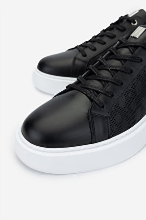 Valmenti Erkek Hakiki Deri Siyah Deri Sneakers & Spor Ayakkabı 352 22249 ERK AYK Y25 SIYAH DR