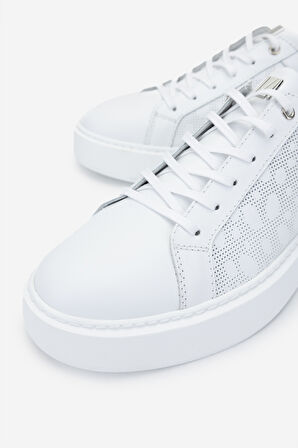 Valmenti Erkek Hakiki Deri Beyaz Sneakers & Spor Ayakkabı 352 22249 ERK AYK Y25 BEYAZ DR
