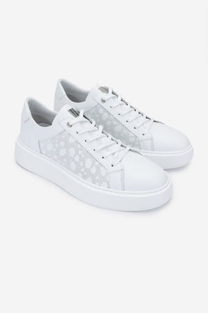 Valmenti Erkek Hakiki Deri Beyaz Sneakers & Spor Ayakkabı 352 22249 ERK AYK Y25 BEYAZ DR
