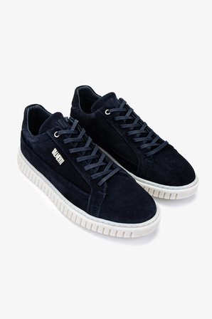 Valmenti Erkek Hakiki Deri Lacivert Süet Sneakers & Spor Ayakkabı 352 22268 ERK AYK Y25 LACI SUET