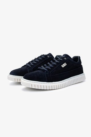 Valmenti Erkek Hakiki Deri Lacivert Süet Sneakers & Spor Ayakkabı 352 22268 ERK AYK Y25 LACI SUET