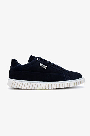 Valmenti Erkek Hakiki Deri Lacivert Süet Sneakers & Spor Ayakkabı 352 22268 ERK AYK Y25 LACI SUET