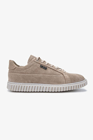 Valmenti Erkek Hakiki Deri Bej Süet Sneakers & Spor Ayakkabı 352 22268 ERK AYK Y25 BEJ SUET
