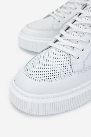 Valmenti Erkek Hakiki Deri Beyaz Sneakers & Spor Ayakkabı 352 22308 ERK AYK Y25 BEYAZ DR