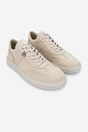 Valmenti Erkek Hakiki Deri Bej Sneakers & Spor Ayakkabı 352 22212 ERK AYK Y25 BEJ NBK