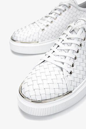 Valmenti Erkek Hakiki Deri Sneakers & Spor Ayakkabı 352 22214 ERK AYK Y25 BEYAZ ORGU