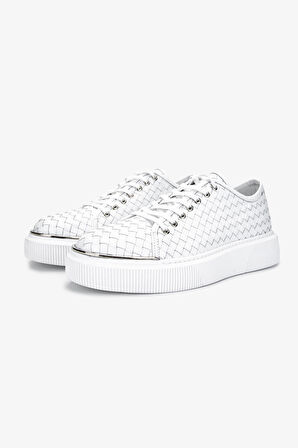 Valmenti Erkek Hakiki Deri Sneakers & Spor Ayakkabı 352 22214 ERK AYK Y25 BEYAZ ORGU