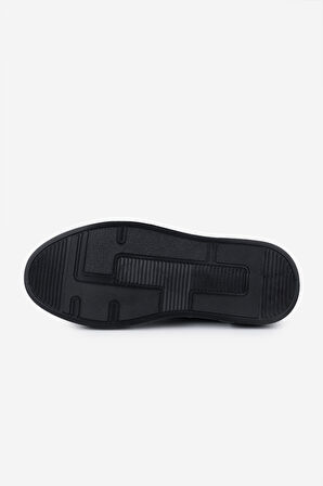 Valmenti Erkek Hakiki Deri Siyah Deri Sneakers & Spor Ayakkabı 352 22245 ERK AYK Y25 SIYAH DR