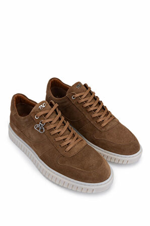 Tamer Tanca Erkek Hakiki Deri Toprak Süet Sneakers & Spor Ayakkabı 352 22234 ERK AYK Y25 TOPRAK SUET