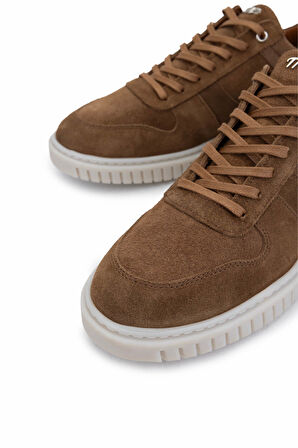 Tamer Tanca Erkek Hakiki Deri Toprak Süet Sneakers & Spor Ayakkabı 352 22234 ERK AYK Y25 TOPRAK SUET