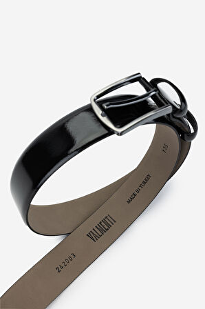 Valmenti Erkek Hakiki Deri Siyah Rugan Klasik Kemer 562 242003 ERK KMR SK24-25 SIYAH RGN