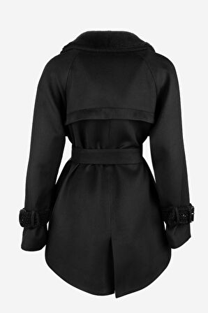 Valmenti Kadın Tekstil Siyah Mont 616 5228 BN KURK SK24/25 SIYAH