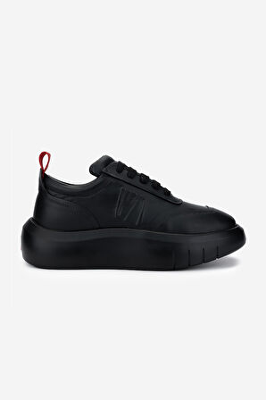 Valmenti Erkek Hakiki Deri Siyah Sneakers & Spor Ayakkabı 1103 19551 ERK AYK Y25 SIYAH