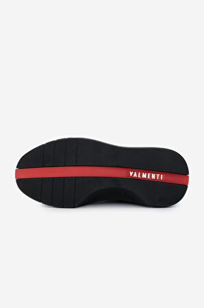 Valmenti Erkek Hakiki Deri Siyah Rugan Sneakers & Spor Ayakkabı 1103 19551 ERK AYK Y25 SIYAH RGN