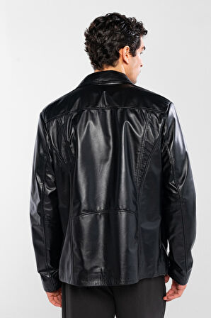 Tamer Tanca Erkek Hakiki Deri Siyah Deri Mont 415 K-1328 ERK DR MONT SK24/25 SIYAH DR