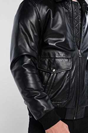 Tamer Tanca Erkek Hakiki Deri Siyah Deri Mont 415 KLJ-2071 ERK DR MONT SK24/25 SIYAH DR