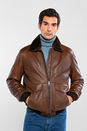 Tamer Tanca Erkek Hakiki Deri Fındık Deri Mont 415 KLJ-2071 ERK DR MONT SK24/25 FINDIK DR