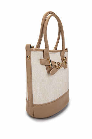 Tamer Tanca Kadın Vegan Bej Omuz Çanta 921 27026 BN CNT Y25 BEIGE