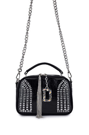 Tamer Tanca Kadın Vegan Siyah Omuz Çanta 921 27061 BN CNT Y25 BLACK