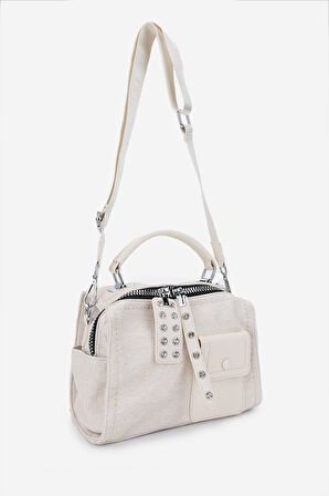 Valmenti Kadın Vegan Omuz Çanta 921 26896 BN CANTA SK24-25 AÇIK BEIGE