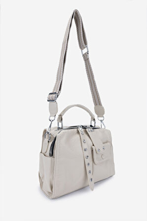 Valmenti Kadın Vegan Bej Omuz Çanta 921 26896 BN CANTA SK24-25 BEIGE