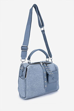 Valmenti Kadın Vegan Mavi Omuz Çanta 921 26896 BN CANTA SK24-25 BLUE