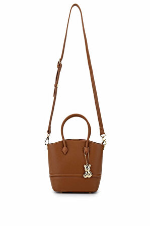Tamer Tanca Kadın Vegan Camel Omuz Çanta 921 27039 BN CNT Y25 CAMEL