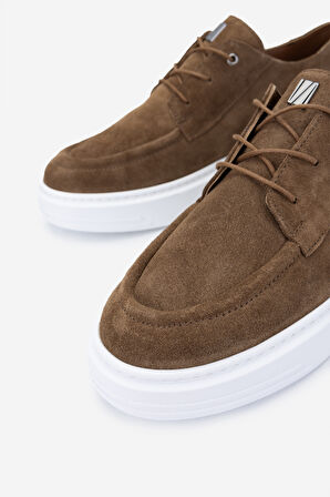 Valmenti Erkek Hakiki Deri Tarçın Sneakers & Spor Ayakkabı 352 22253 ERK AYK Y25 TARCIN SUET