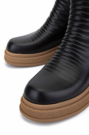 Tamer Tanca Kadın Hakiki Deri Kahverengi Casual Bot 231 1290 BN BOT SK24-25 A.KAHVE DR