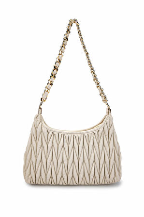 Tamer Tanca Kadın Vegan Bej Omuz Çanta 921 26988 BN CNT Y25 BEIGE