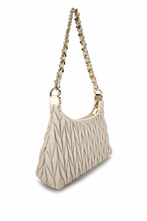 Tamer Tanca Kadın Vegan Bej Omuz Çanta 921 26988 BN CNT Y25 BEIGE