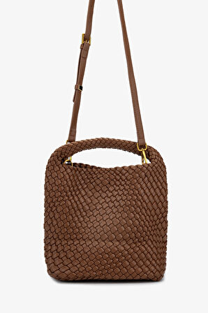 Valmenti Kadın Vegan Camel Omuz Çanta 921 26991 BN CNT Y25 CAMEL