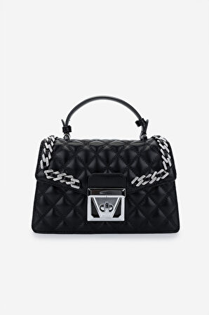 Valmenti Kadın Vegan Siyah Omuz Çanta 921 27047 BN CNT Y25 BLACK