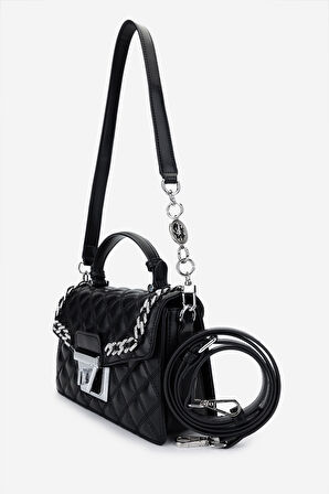 Valmenti Kadın Vegan Siyah Omuz Çanta 921 27047 BN CNT Y25 BLACK